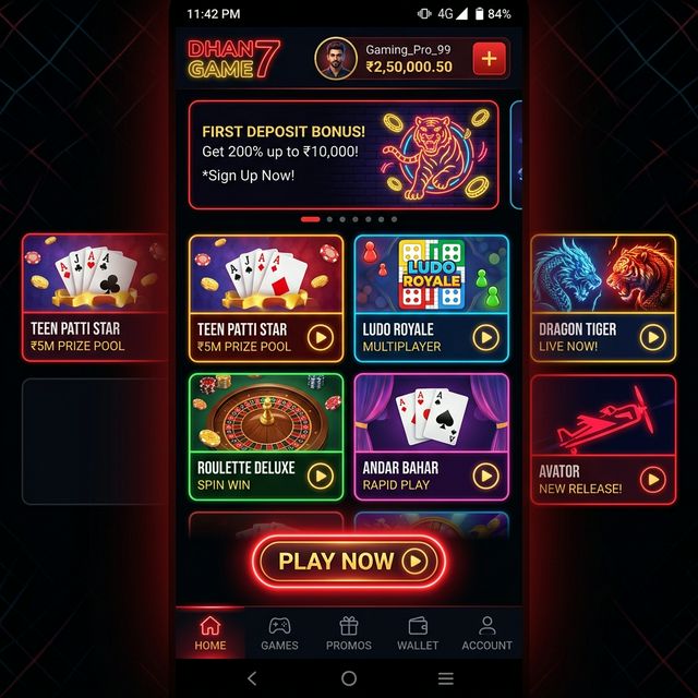 DHAN7 Game gameplay screenshot 1 - Android Earning Games game on Dhansevan